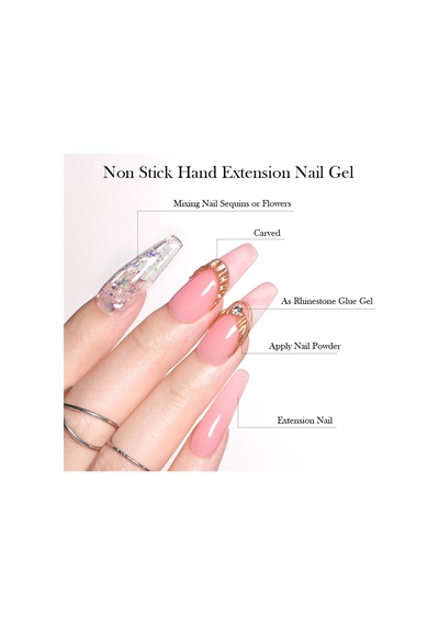 Born Pretty Non Stick Extension Gel Şeffaf Nsg-01 56021