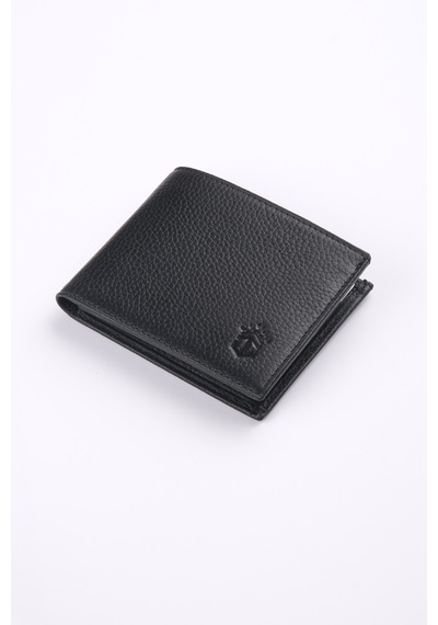 Ancora Leather Hakiki Deri Erkek Cüzdan-26500 Siyah