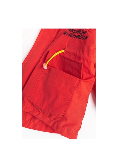 Baby&Kids Gökkuşağı İşlemeli Peluş Astarlı Kız Çocuk Mont 001