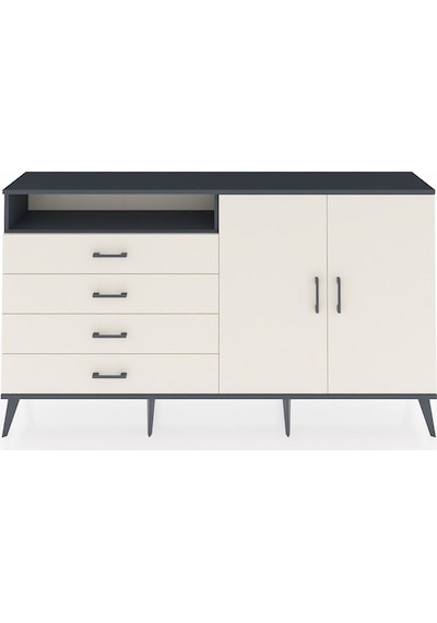 Arges Konsol 3 Raflı 4 Çekmeceli 2 Kapaklı 176x30x99 Antrasit-ayt Antrasit-aytaşı Arges Konsol 3 Raflı 4 Çekmeceli 2 Kapaklı 176x30x99 Antrasit-ayt Antrasit-aytaşı