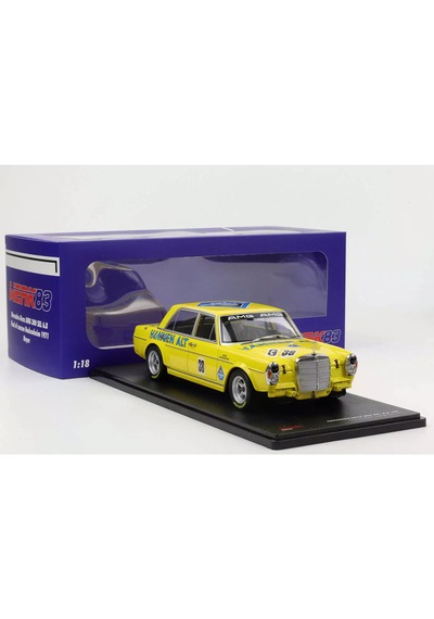 1:18 Werk83 1971 Mercedes Benz 300 Sel 6.8 38 Hans Heyer Hannen Alt Hockenheim