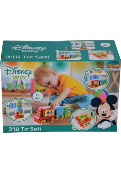Furkan Toys Disnep Baby 3In1 3Lü Tır Seti 12 Ay+ Fr57478