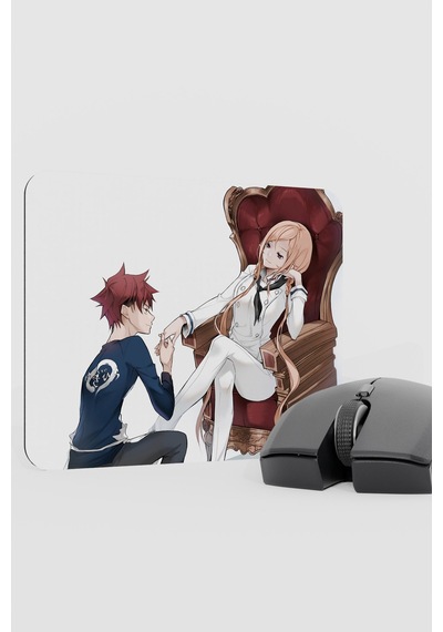 Food Wars Anime V4 - 22x18 Gaming Kauçuk Kaymaz Taban Mouse Pad Fare Altlığı