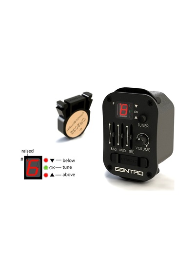 Gentro S3t 3 Band Equalizer+tuner+saz İçin Eşikaltı :gentro K