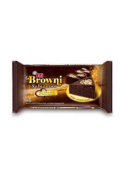 5 Adet Eti Browni Selection Çikolata Soslu Fındıklı Kek 285 G