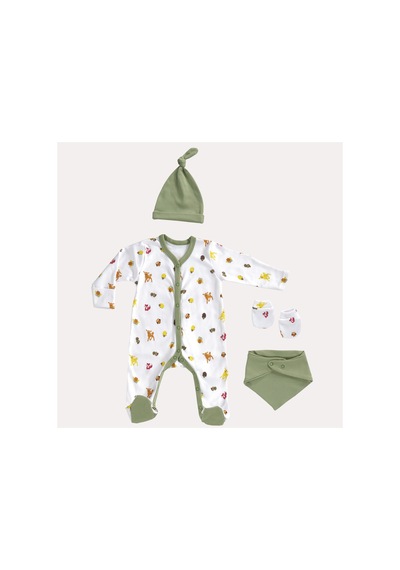 Mama Padre Animal Yenidoğan Mini Set - 4 Parça Renkli - 861046922 Renkli