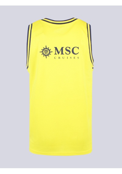 Adidas Basket Erkek Çubuklu Forma 26/27 Lacıvert-sarı