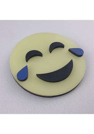 Emoji , Fosforlu Emojiler ( Karanlıkta Parlar ) Duvar Süsü 6,5 Cm (395842168)