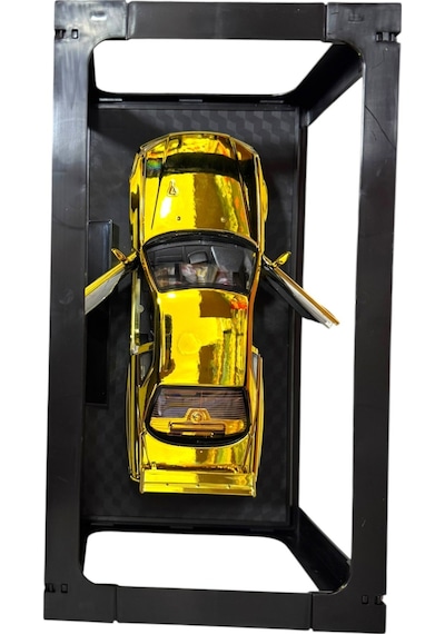 1:24 Metal Model Koleksiyon Araba Nissan Skyline Gt-r R34 Parlak Sarı 19 Cm Döner Ön Tekerler