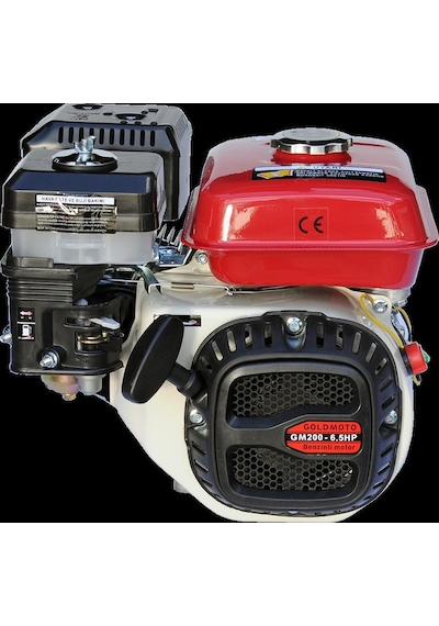 Goldmoto Gm200 Benzinli Motor 6.5 Hp İpli Krank Mili Kamalı