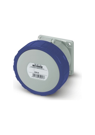 Scame IP67 Mak. Prizi (Düz) 3 x 32 A (2P+E) Monofaze
