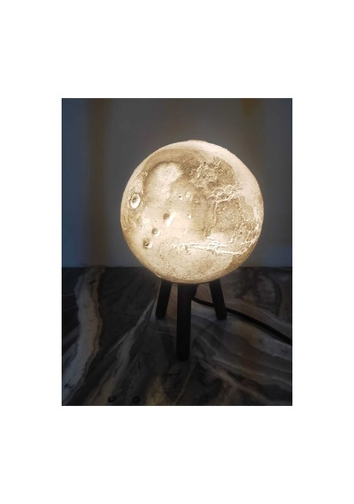 Gezegen Başucu/masa Lambası-mars Beyaz