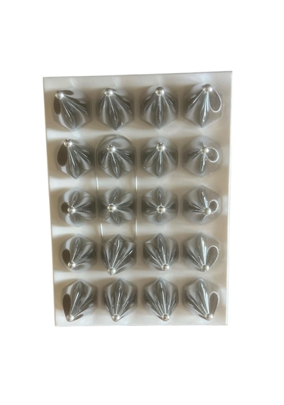 Bıjon Kapagı Sıvrı 17 Mm Krom 20 Set