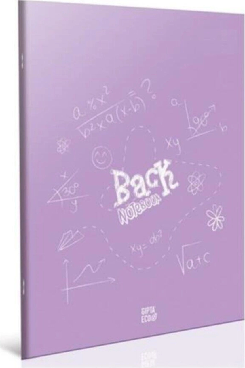 Back A4 Tel Dikiş Pp Kapak Defter 100 Yaprak Kareli 12 Li Paket 4988