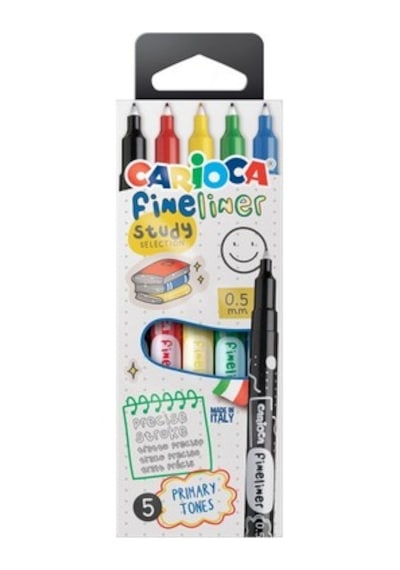 Carioca Fineliner 5'li