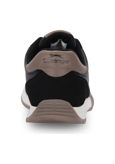 Slazenger French I Erkek Siyah / Taba Günlük Spor Ayakkabısı Siyah - Taba