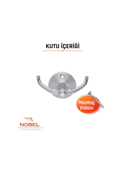 Fonksi Yonel Askı, Metal Vestiyer Askısı, Krom, Duvar Ve Dolap Askılığı 5'li Set Vidalı