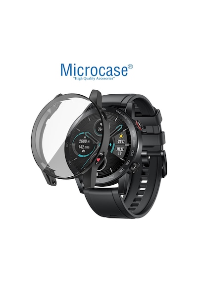 Honor Watch Magic 2 46Mm Önü Kapalı Tasarım Silikon Kılıf