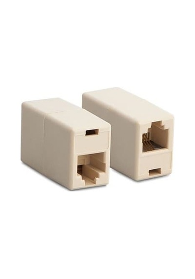 RJ11 Cat3 Telefon Kablosu Birleştirici Uzatma Ara Aparatı