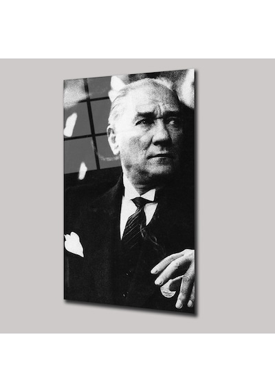 M. Kemal Atatürk - Cam Tablo - Deg0290