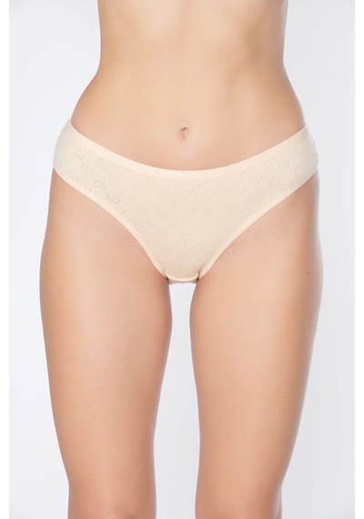 Tutku Elit 2708 Bayan Jakarlı Bikini Külot 12 Li Paket Pamuklu Esnek Rahat Günlük Kullanım çok Renkli