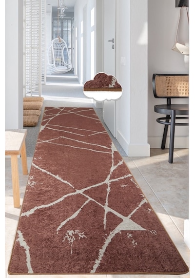 Broken Bej Yolluk 80X150 Cm Kesme Yolluk