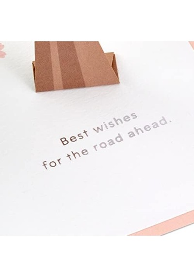 Signature Paper Wonder Pop Up Düğün Kartı Klasik Araba, Yeni Evlenmiş 5rzh1207