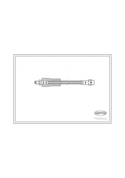 Bmw Fren Hortumu On Bmw E38 94 01 - Corteco 19026685