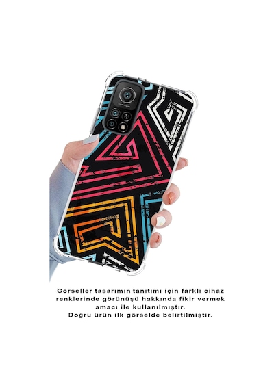 Xiaomi Redmi Note 9 Köşe Korumalı Antişok Kapak Eskitme Tasarımlı Şeffaf Silikon Kılıf