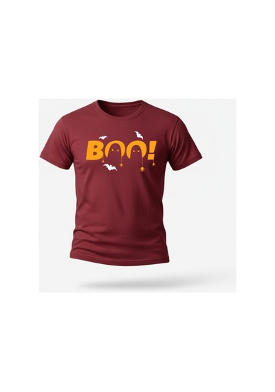 Urbantrendstore Unisex Oversize Fit Rahat Geniş Salaş T-shirt Günlük Tişört Bordo