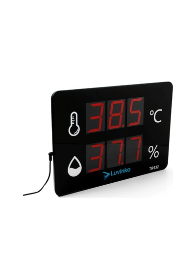 Luvinka Tr932 Duvar Tipi Dijital Termo & Higrometre 40cm Ekran