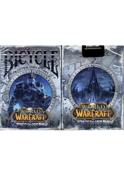 Bicycle World Of Warcraft Wrath Of The Lich King Oyun Kağıdı Kartı Kartları Destesi Koleksiyonluk Mavi