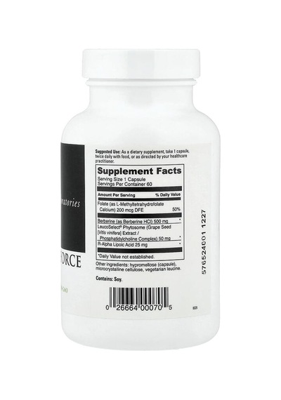 Davinci Laboratories, Berberine Force, 60 Capsules