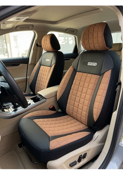Fiat Punto Araçlara Uyumlu Arkalı Önlü Takım Dolgulu Oto Kılıfı - Piksel Seri 63035686