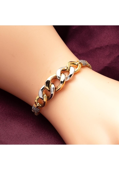 Top Altınlı Halkalı 14 Ayar Altın Bileklik BLFVU14K5183 Sarı Altın