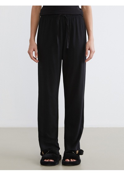 Lcw Dream Siyah Beli Lastikli Kadın Pijama Alt