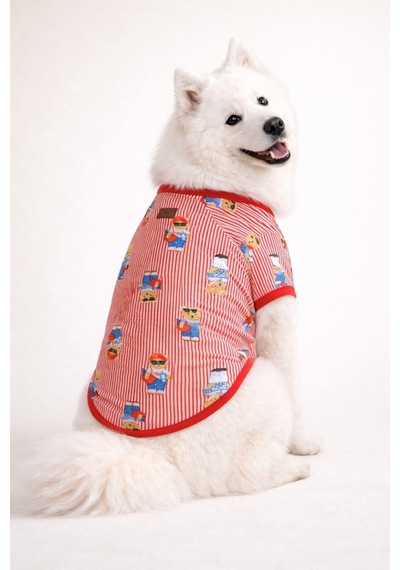 Alphadog Teddy Orta-büyük Irk Köpek T-shirtü