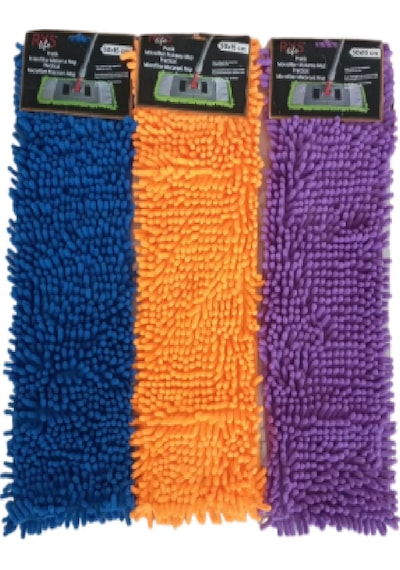 Rys Life 2 Adet Nemli Ve Kuru Makarna Mop Ucu Mikrofiber Paspas Yedeği 50 Cm