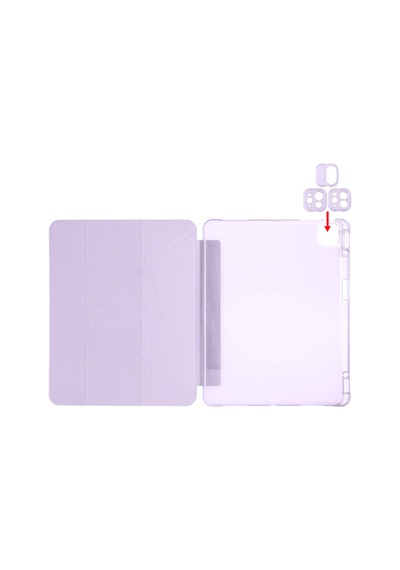 İpad Air 13 İnç M3/m2 2025/2024 Uyumlu Katlanabilir Standlı Tablet Kılıf Klasik