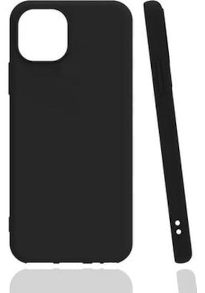 Apple Uyumlu iPhone 14 Pro Kılıf Esnek Ve Hafif Yapılı Soft Touch Premium Silikon Kapak Ryc/biye Siyah