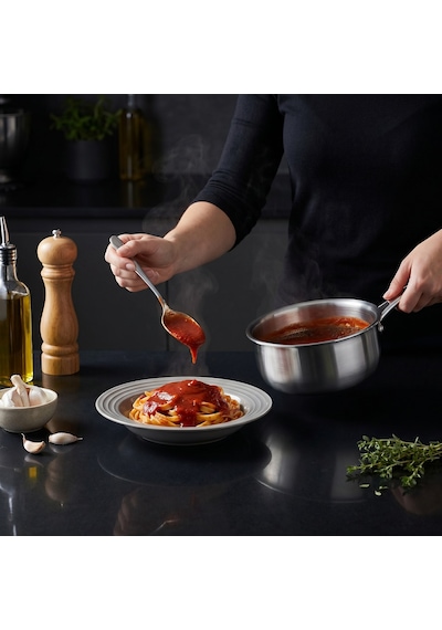 Jumbo Gourmet 3ply İndüksiyon Tabanlı Sos Tenceresi 16 Cm Çelik