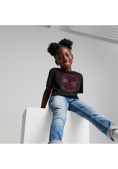 Puma X Trolls Graphic Çocuk T-shirt 624854 01 Siyah