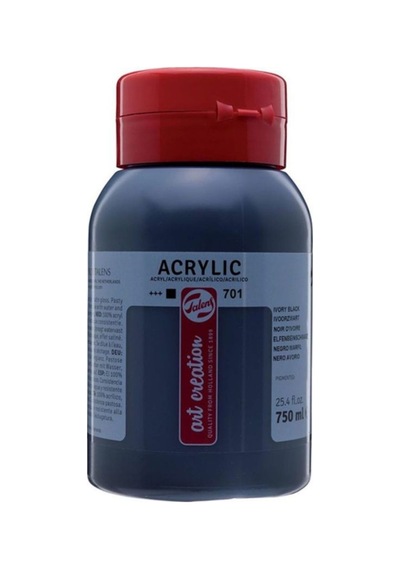 Akrılık Boya Artcreatıon Ivory Black 750Ml. 701