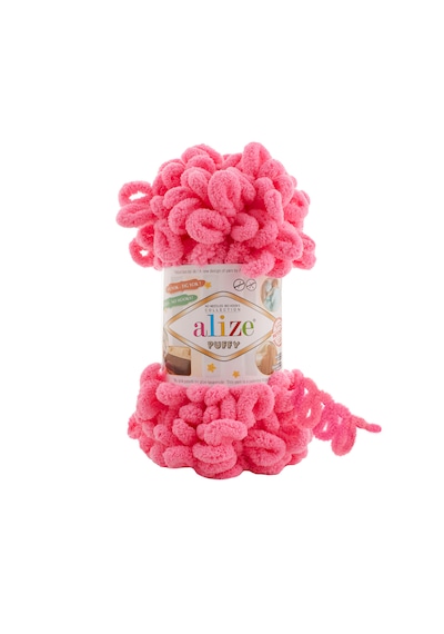 Alize 5 Adet Puffy El Örgü Ipliği 5'li Paket - 100 Gr. 9 Mt. Parmak Örgü Ipi - Şevval Tuhafiye 377 - Canlı Pembe Alize 5 Adet Puffy El Örgü Ipliği 5'li Paket - 100 Gr. 9 Mt. Parmak Örgü Ipi - Şevval Tuhafiye 377 - Canlı Pembe