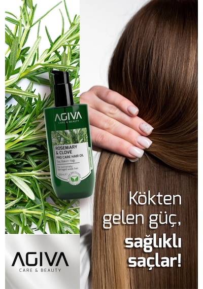 Agiva Biberiye&Karanfil Dökülme Karşıtı Saç Bakım Yağı 100 ML