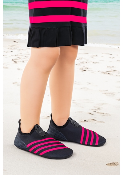 Kiko Kids Enigma Havuz Plaj Kız Çocuk Deniz Ayakkabısı 7501 Siyah - Fuşya Siyah - Fuşya