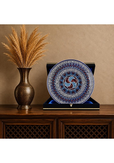E38 El İşçiliği Çini Tabak 40 Cm - 6746