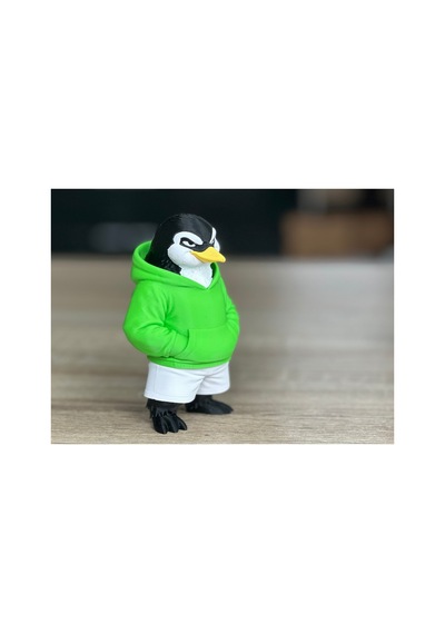 Kapüşonlu Penguen Figürü 10cm