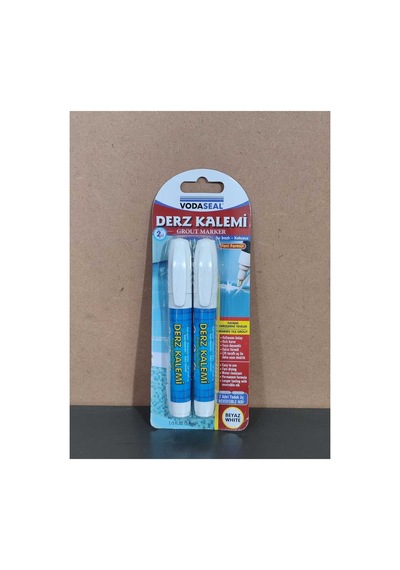 2 Adet Fayans Mermer Derz Dolgusu Boyama Boyası Kalemi Beyaz Hızlı Kuruyan Su Bazlı Kokusuz Yenileme