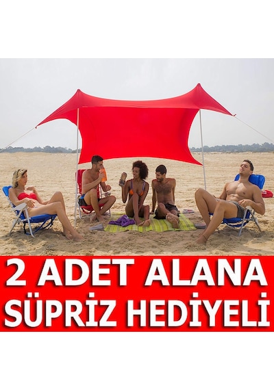 Indirimsmart Bundera Zelt Gölgelik Tente Plaj Şemsiyesi Çadır Güneşlik Çardak (441158372)